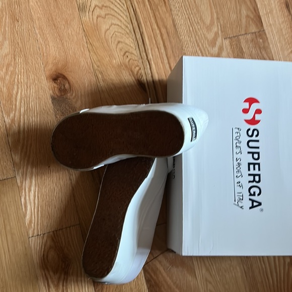 White Superga platform sneakers - Picture 3 of 5